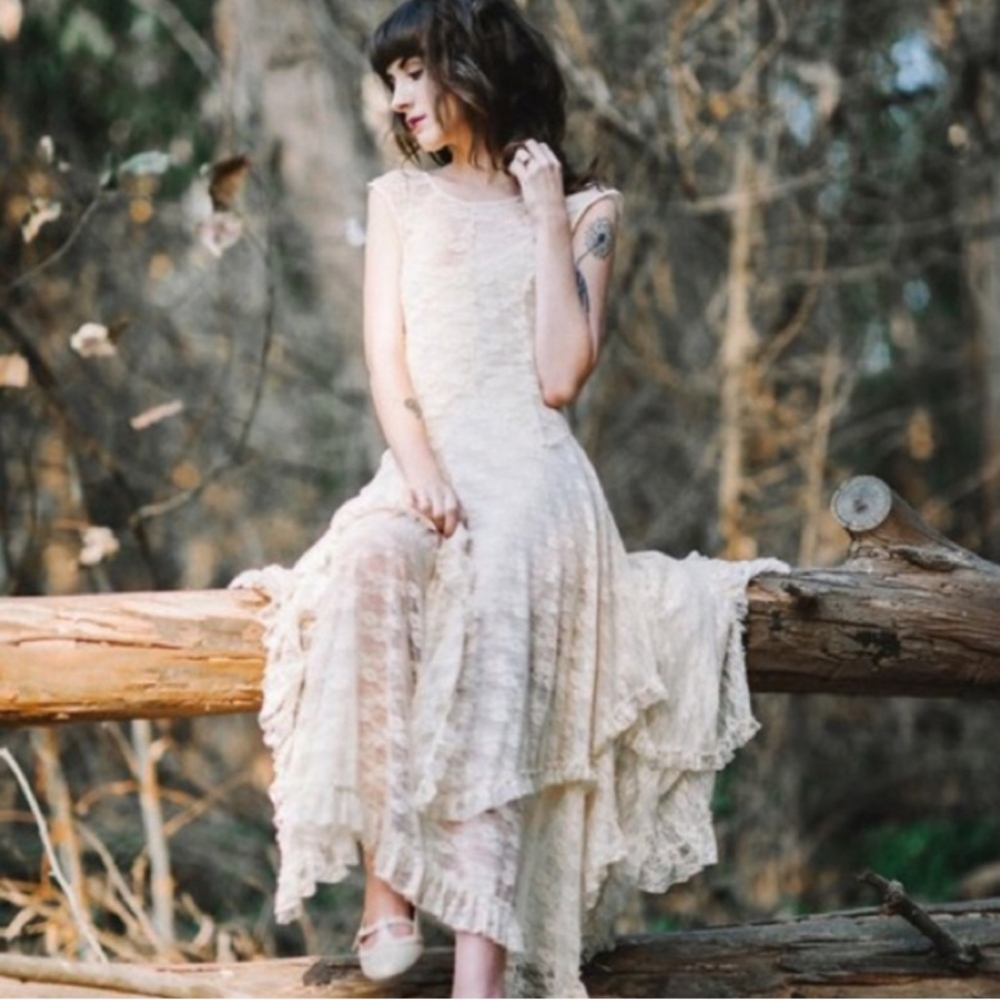 NEW! RARE Free People French Court Slip Dress